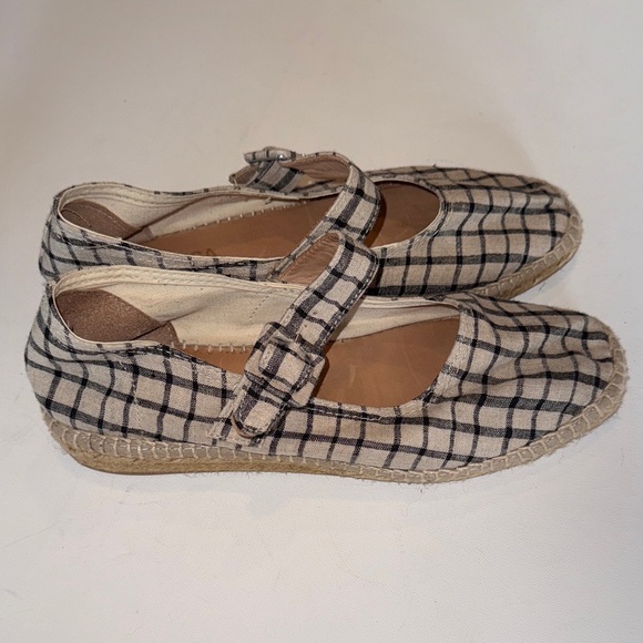 Checkered Mary Jane Espadrilles - Picture 2 of 4